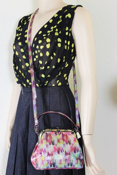 Jean Paul Gaultier n Sling Vintage Colorful Rare Jean Paul